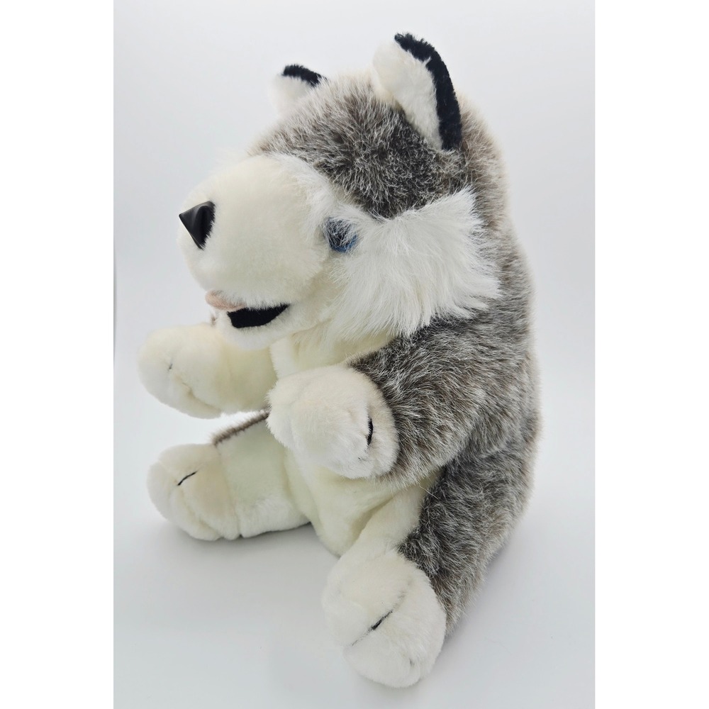Noah's Golf Kingdom Husky Dog Plush Golf‎ Club Headcover Grey White Blue Eyes